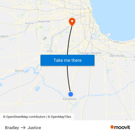 Bradley to Justice map