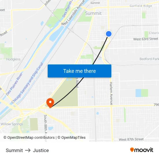 Summit to Justice map