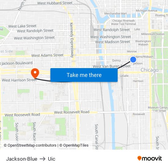 Jackson-Blue to Uic map