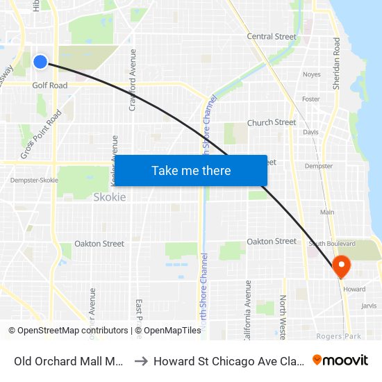 How to get to Old Orchard Mall - Macy's in Skokie by Bus or