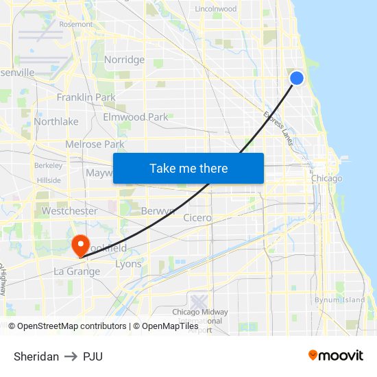 Sheridan to PJU map