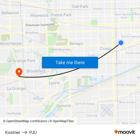 Kostner to PJU map