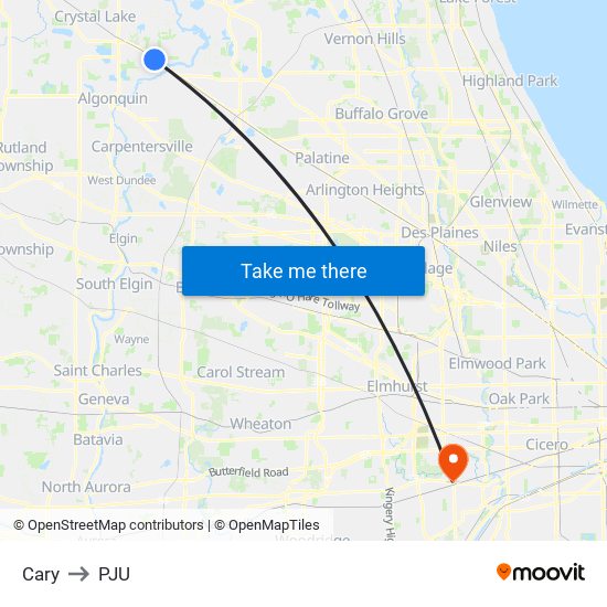 Cary to PJU map