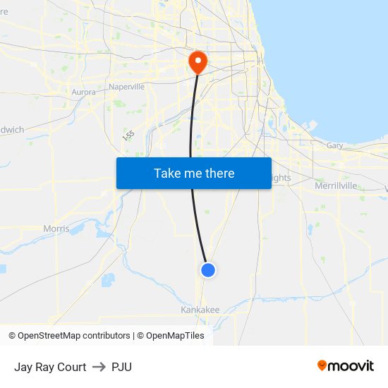 Jay Ray Court to PJU map