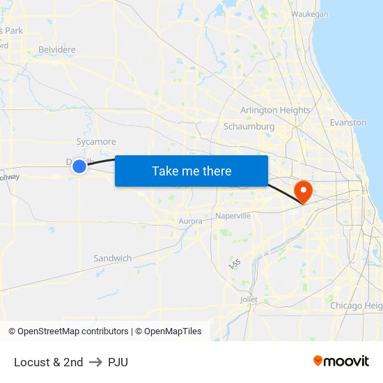 Locust & 2nd to PJU map