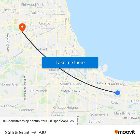 25th & Grant to PJU map