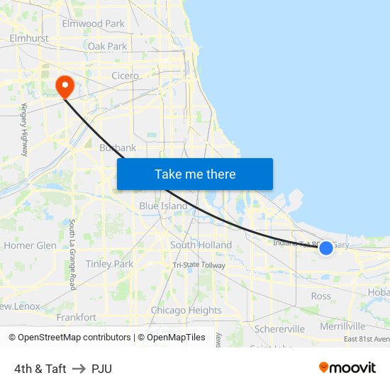 4th & Taft to PJU map