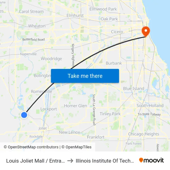 Louis Joliet Mall / Entrance 1 to Illinois Institute Of Technology map