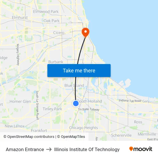 Amazon Entrance to Illinois Institute Of Technology map