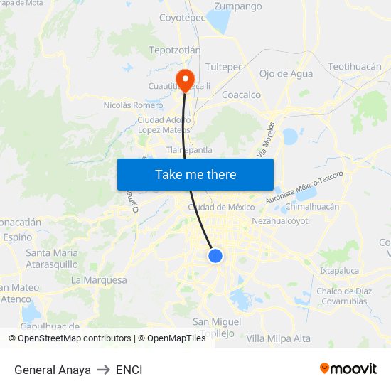 General Anaya to ENCI map