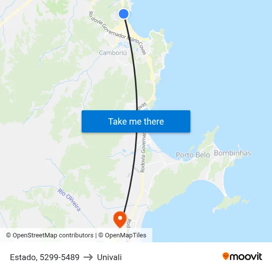 Estado, 5299-5489 to Univali map