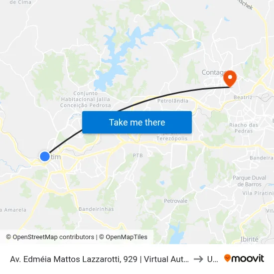 Av. Edméia Mattos Lazzarotti, 929 | Virtual Auto Peças to Una map