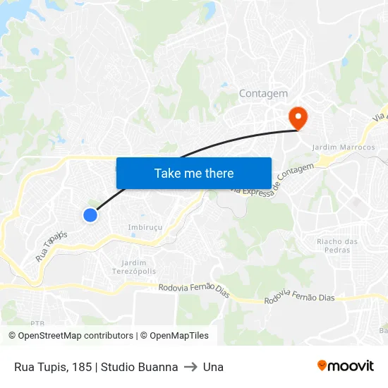 Rua Tupis, 185 | Studio Buanna to Una map