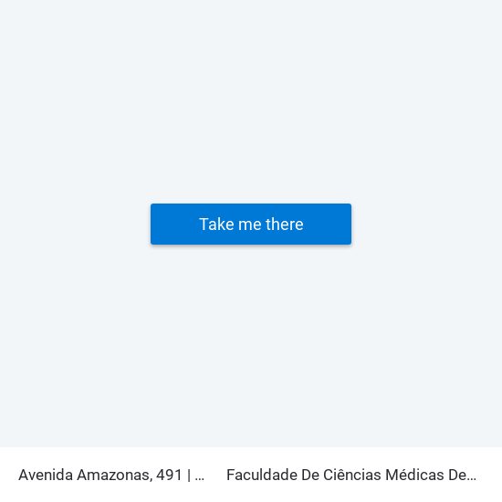 Avenida Amazonas, 491 | Droga Clara to Faculdade De Ciências Médicas De Minas Gerais map