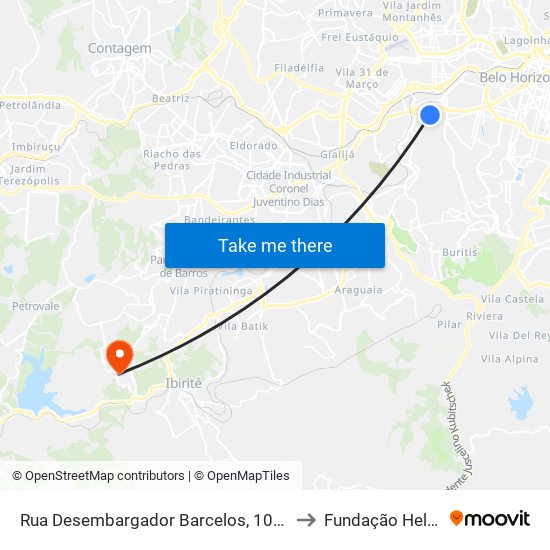 Rua Desembargador Barcelos, 1026 | Drogaria Nova Suissa to Fundação Helena Antipoff map