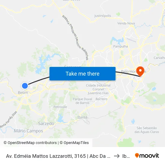 Av. Edméia Mattos Lazzarotti, 3165 | Abc Da Construção/Et Life to Ibmec map