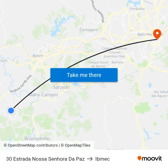 30 Estrada Nossa Senhora Da Paz to Ibmec map