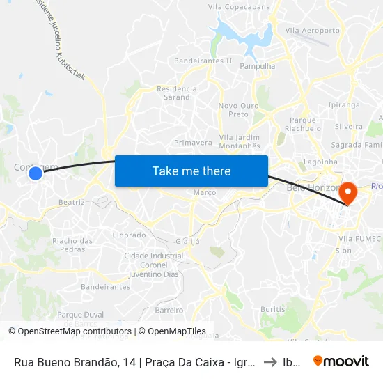 Rua Bueno Brandão, 14 | Praça Da Caixa - Igreja São Gonçalo to Ibmec map