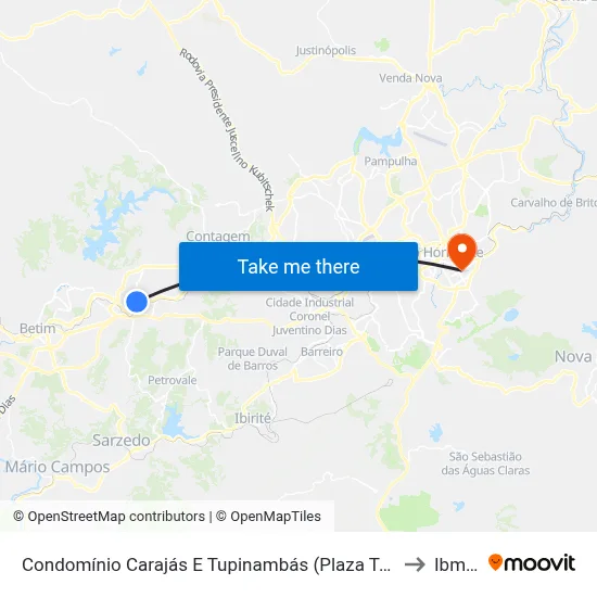 Condomínio Carajás E Tupinambás (Plaza Tapajós) to Ibmec map