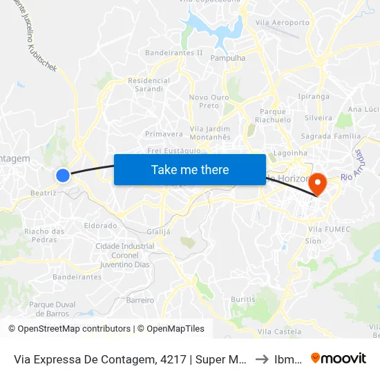 Via Expressa De Contagem, 4217 | Super Molas to Ibmec map