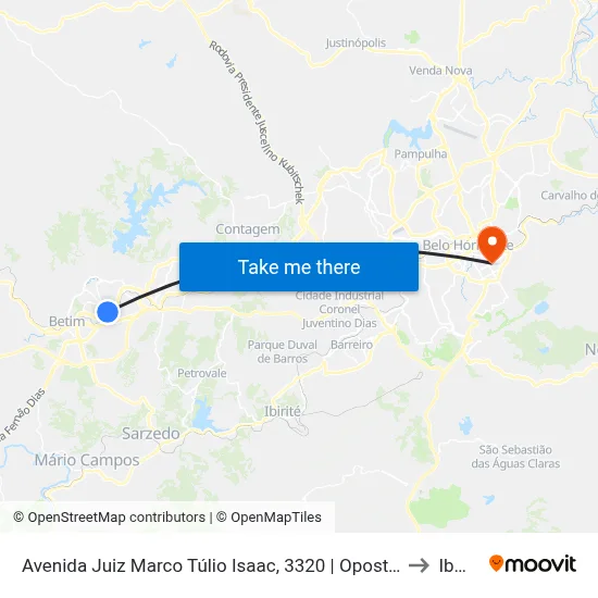 Avenida Juiz Marco Túlio Isaac, 3320 | Oposto A Unimed to Ibmec map