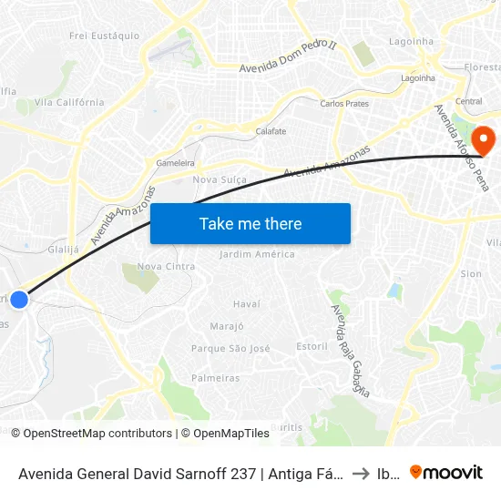 Avenida General David Sarnoff 237 | Antiga Fábrica Aymore Antes Da Roma Fiat to Ibmec map