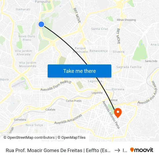 Rua Prof. Moacir Gomes De Freitas | Eeffto (Escola De Educação Física, Fisioterapia E Terapia Ocupacional) - Entrando No Campus to Ibmec map