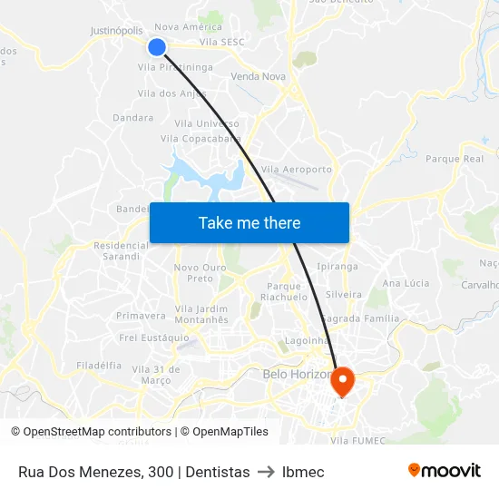 Rua Dos Menezes, 300 | Dentistas to Ibmec map