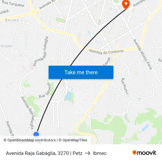 Avenida Raja Gabáglia, 3270 | Petz to Ibmec map