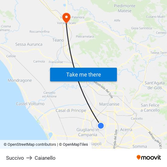 Succivo to Caianello map
