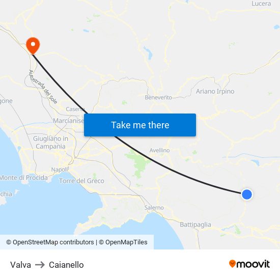 Valva to Caianello map