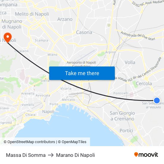 Massa Di Somma to Marano Di Napoli map
