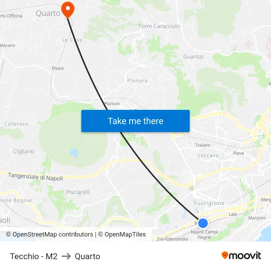 Tecchio - M2 to Quarto map