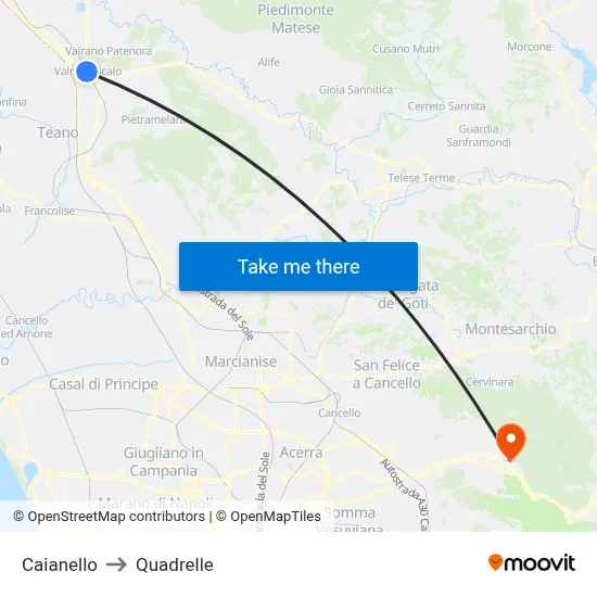 Caianello to Quadrelle map