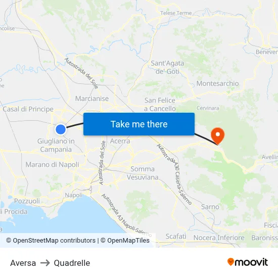 Aversa to Quadrelle map
