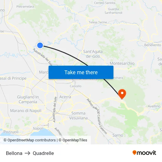 Bellona to Quadrelle map