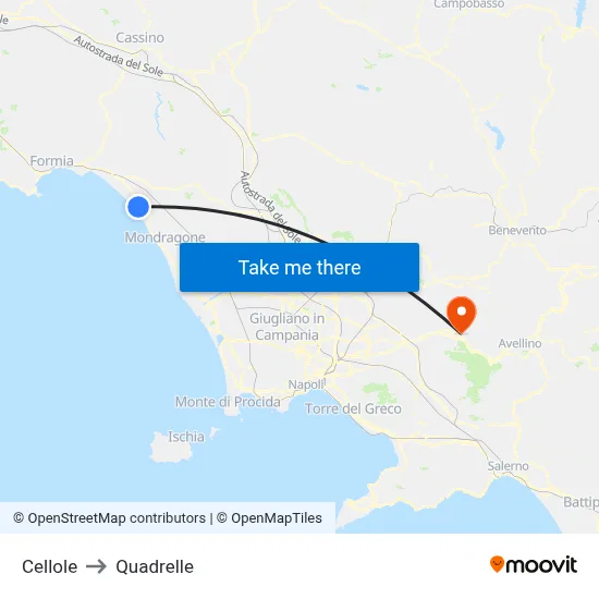 Cellole to Quadrelle map