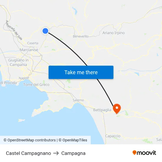 Castel Campagnano to Campaign map