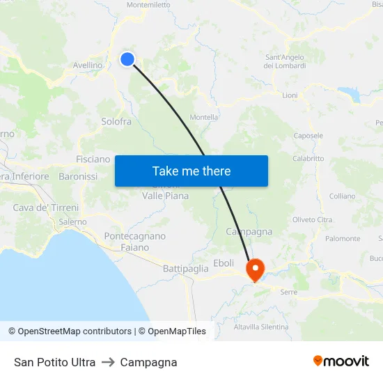 San Potito Ultra to Campaign map