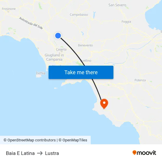 Bay and Latin to Lustra map