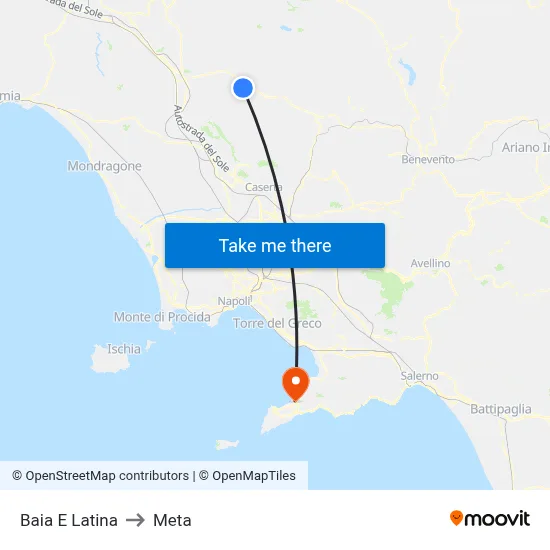 Bay and Latin to Meta map