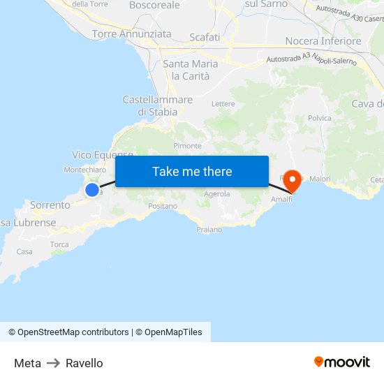 Meta to Ravello map