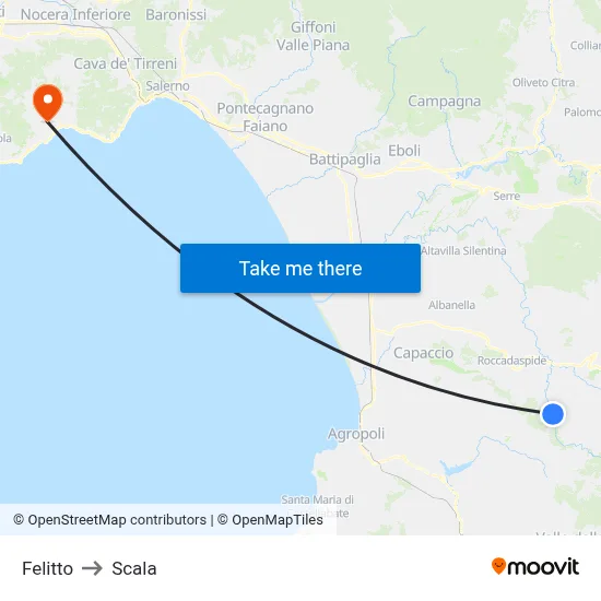 Felitto to Scala map