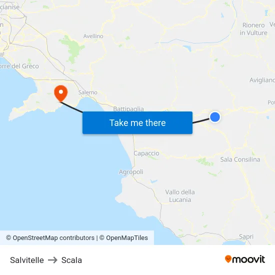 Salvitelle to Scala map
