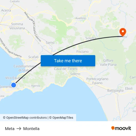 Meta to Montella map