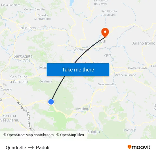 Quadrelle to Paduli map
