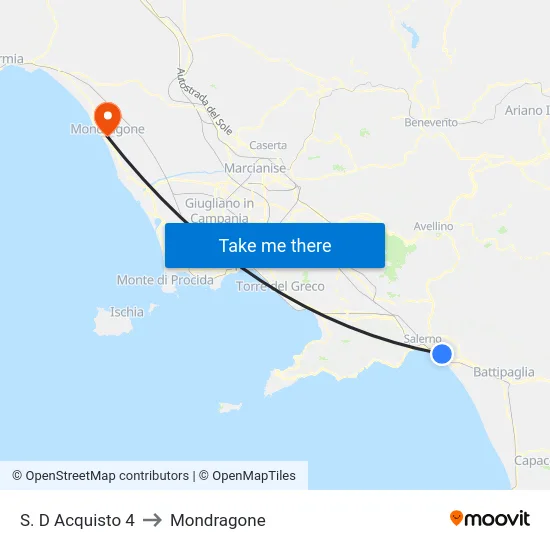 S. D Acquisto 4 to Mondragone map