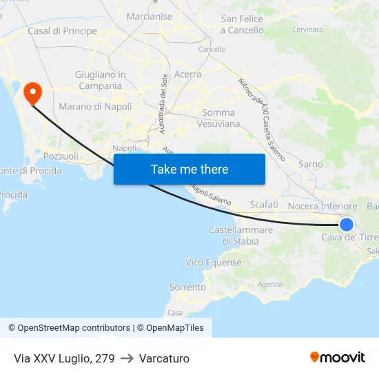 July 25th Street, 279 to Varcaturo map