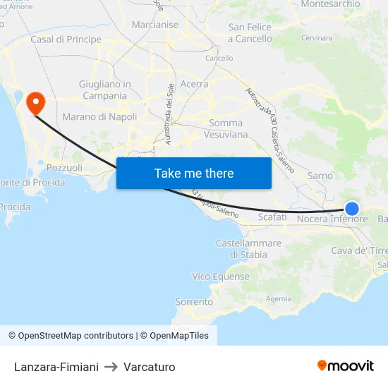 Lanzara-Fimiani to Varcaturo map