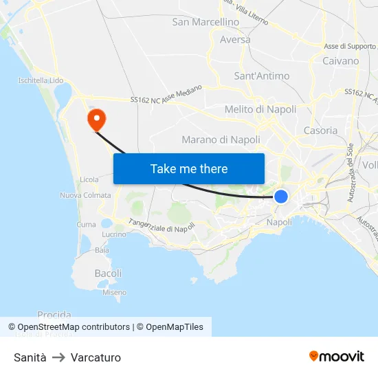 Health to Varcaturo map